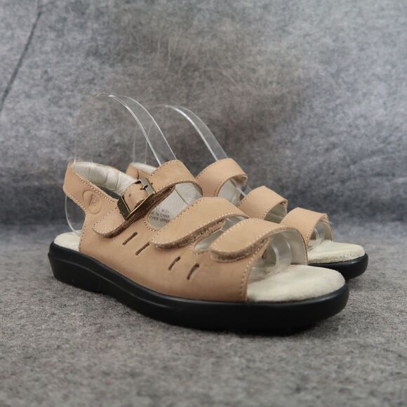 Propet Shoes Womens 7.5 Sandals Comfort Walking Breeze Leather Adjustable Straps - Picture 1 of 14